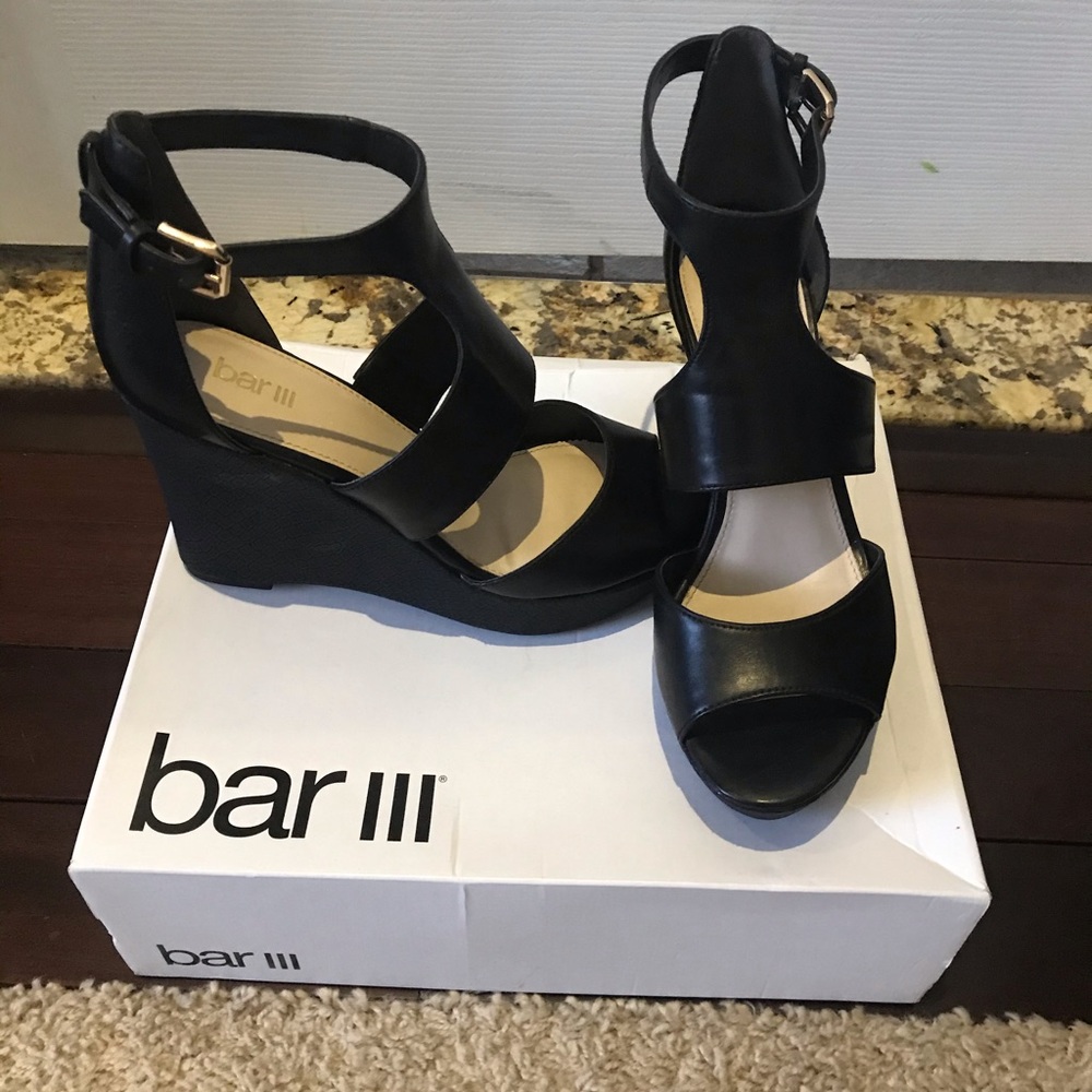 Wedge open toe sandals